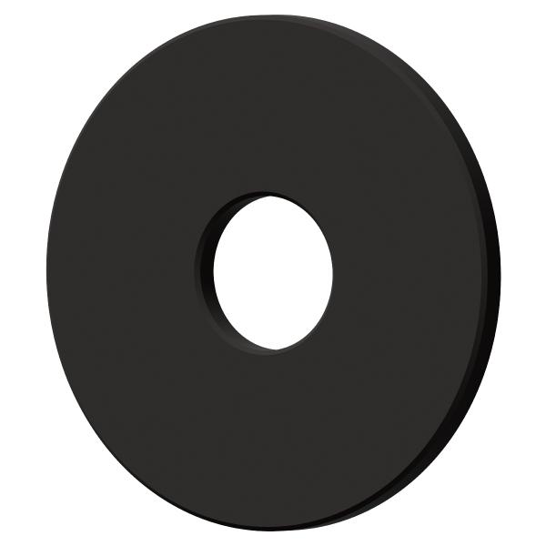 バイク用 M6 防振 防水 黒 ゴム ワッシャー EPDM [4個入] ( 内径 6mm 外径 20mm 厚さ 1.0mm )