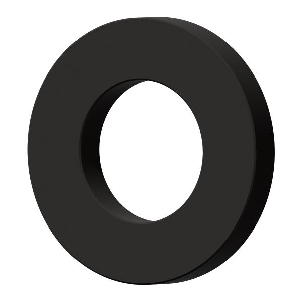 バイク用 M8 防振 防水 黒 ゴム ワッシャー EPDM [4個入] ( 内径 8mm 外径 15mm 厚さ 2.0mm ) 5/16 インチ兼用