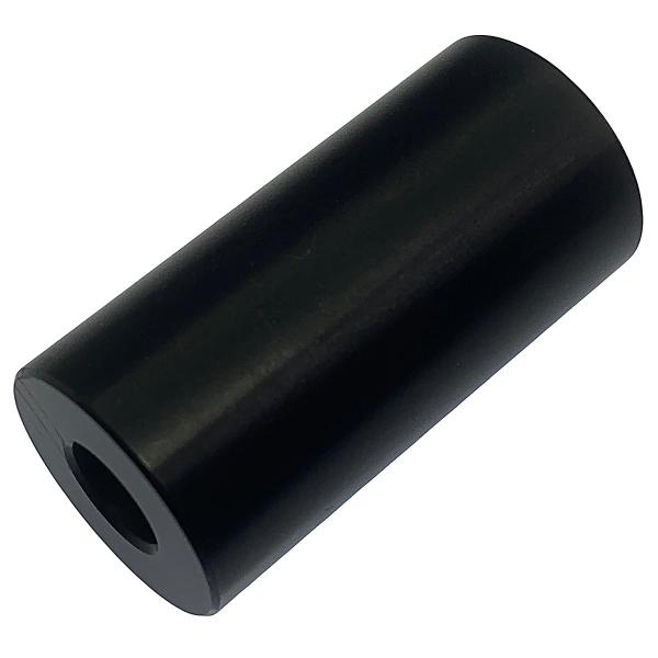 アルミ 黒アルマイト スペーサー M6 用 内径6.2mm 外径15mm 長さ30mm 2個入 バイク用 カラー