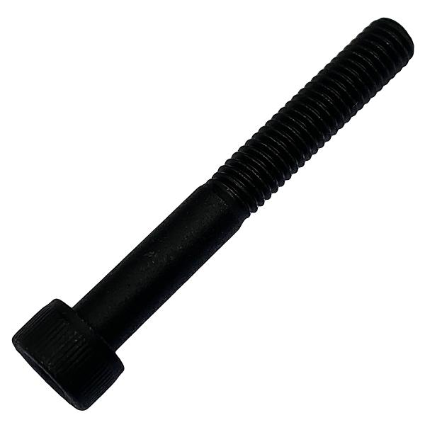 バイク用 鉄 SCM435／FA特殊防錆コート 六角穴付 高強度 キャップボルト M6 x 長さ45mm [半ネジ] 2本入 強度12.9 マットブラック超防錆加工