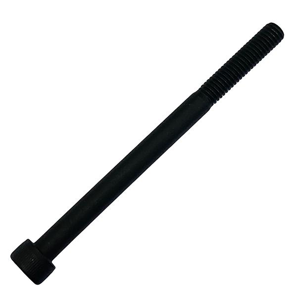 バイク用 鉄 SCM435／FA特殊防錆コート 六角穴付 高強度 キャップボルト M6 x 長さ80mm [半ネジ] 2本入 強度12.9 マットブラック超防錆加工