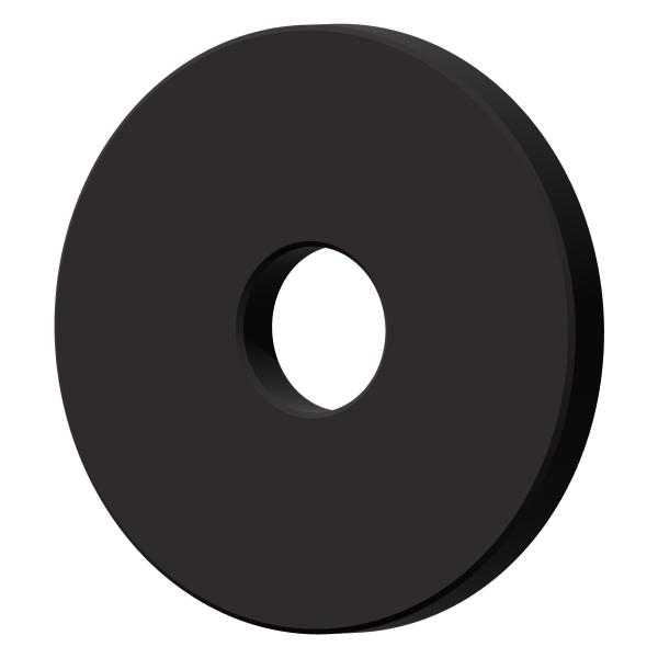 バイク用 M6 防振 防水 黒 ゴム ワッシャー EPDM [4個入] ( 内径 6mm 外径 22mm 厚さ 2.0mm )