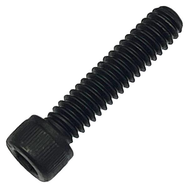 ハーレー用 鉄 SCM435／FA特殊防錆コート インチ キャップボルト UNC 1/4-20山 ｘ 長さ 1-1/8インチ 1本入 強度12.9 マットブラック
