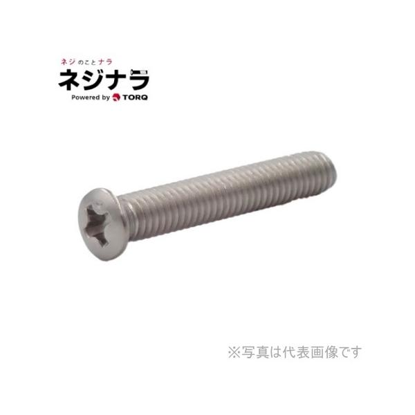 ネジナラ 丸皿サッシュビス(+)D=6 ステンレス M4×25 (10個入)