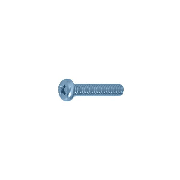 鉄 (+)ナベ小ねじ(全ねじ) M2.3x40 三価クロメート 【10個入 鉄 (+)ナベ小ねじ(全ねじ) M2.3x40 三価クロメート 【10個入