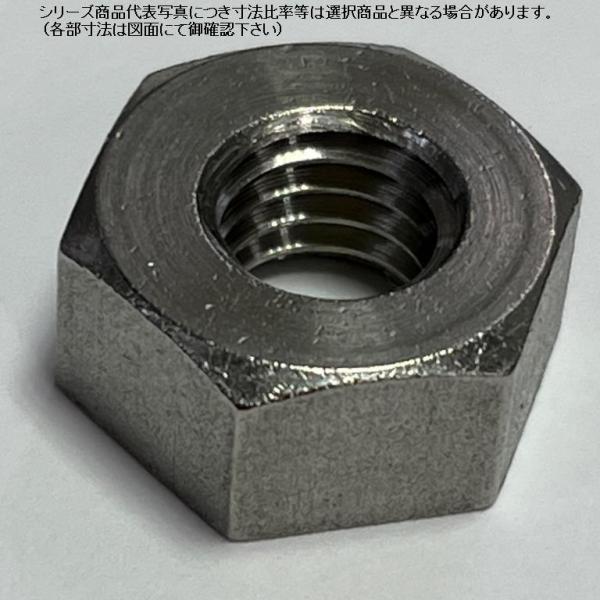 ステンレス1種ナットＭ12    98個 M14 六角ナット 1種 切削 左ねじ(ステンレス) 大阪魂 ピッチ2.0
