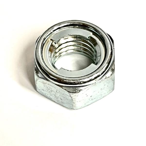 M48P=5(並目) Ｕナット2種 鉄/三価ホワイト一般工具で作業できる緩み止めナットの決定版緩み止めのパイオニア富士精密製の本物Uナットです。形だけを真似した類似品、近似品、模倣品とは実績と蓄積されたノウハウの違いがあり、それがそのまま性...