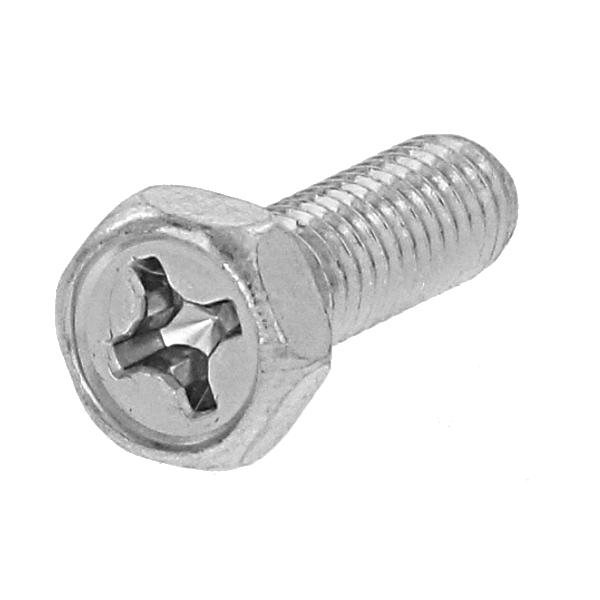 鉄/ニッケル (+)六角アプセット M3 (太さ=3mm)×長さ=12mm　【 バラ売り ： 10本入り 】