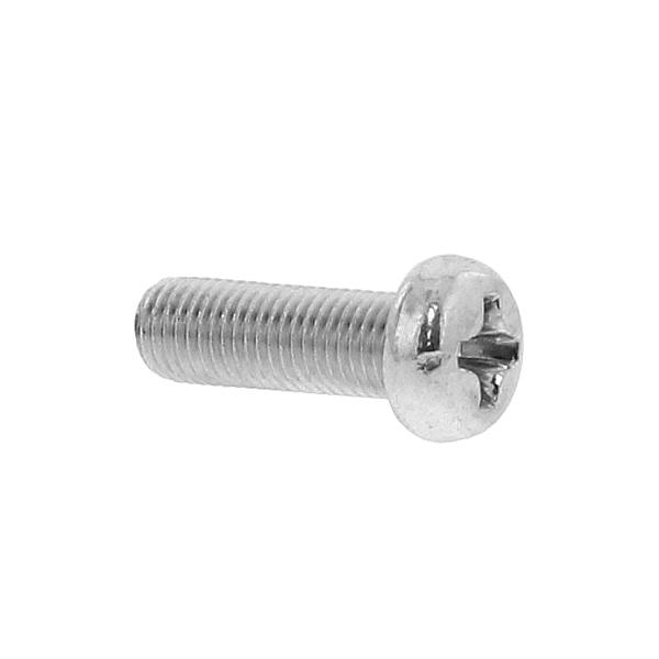 鉄/ブラックメッキ (+) ナベ小ねじ (細目) M3 (太さ=3mm)×長さ=6mm <ピッチ:0.35> 【 バラ売り ： 10本入り 】