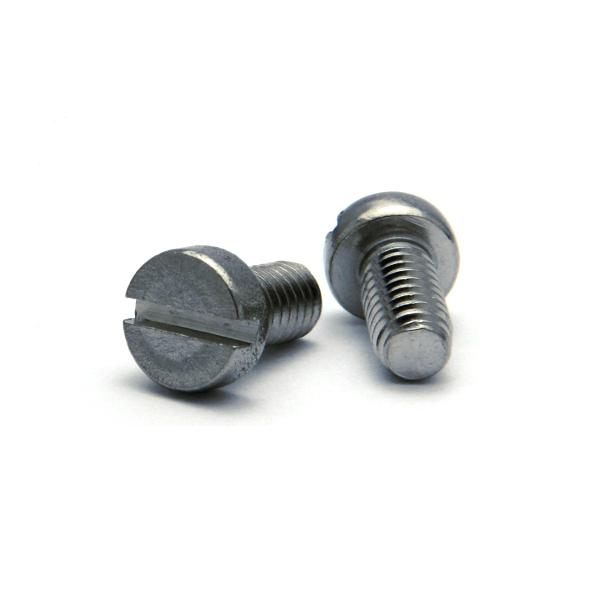 鉄 (-) 平小ねじ M6 (太さ=6mm)×長さ=10mm　【 バラ売り ： 10本入り 】