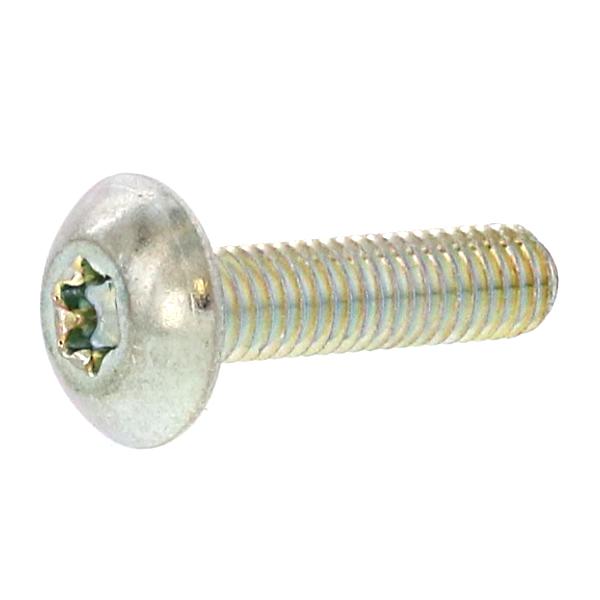 鉄/シルバーメッキ (トルクス) トラス小ねじ M3 (太さ=3mm)×長さ=10mm　【 バラ売り ： 10本入り 】