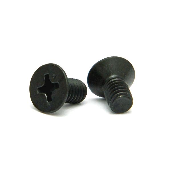 他サイト： ステンレス(黒染め) (+) サラ小ねじ (全ねじ) M2.6 (太さ=2.6mm)×長さ=8mm　【 バラ売り ： 10本入り 】の商品画像