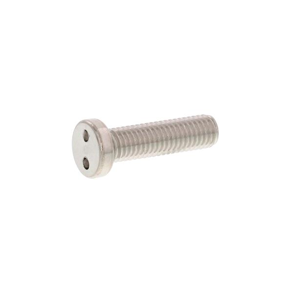 ステンレス (ツーホール) 平小ねじ M8 (太さ=8mm)×長さ=16mm　【 バラ売り ： 1本入り 】