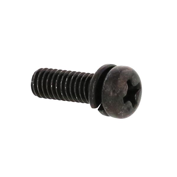 鉄/三価ブラック (+)ナベセムス [P=2] M4 (太さ=4mm)×長さ=4.5mm　【 バラ売り ： 10本入り 】