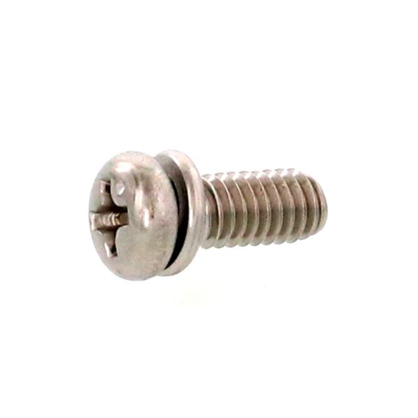 ステンレス (+)ナベセムス [P=2] M4 (太さ=4mm)×長さ=15mm　【 バラ売り ： 10本入り 】