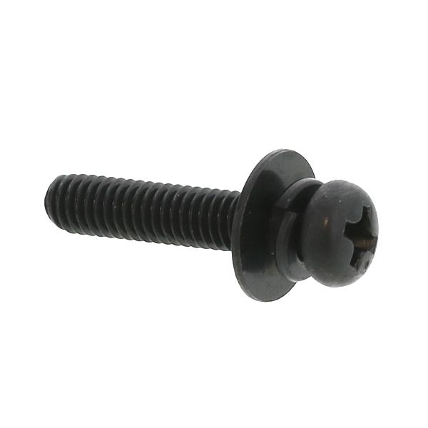 ステンレス(黒染め) (+)ナベセムス [P=3] M3 (太さ=3mm)×長さ=8mm　【 バラ売り ： 10本入り 】