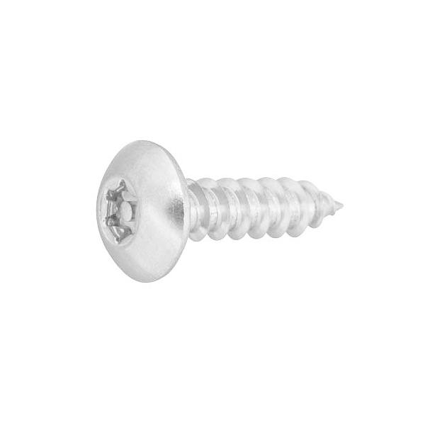 ステンレス(黒染め) (ピン・トルクス) トラスタッピング [1種A形] M4 (太さ=4mm)×長さ=16mm　【 バラ売り ： 8本入り 】