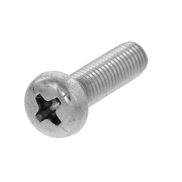 鉄/三価ブラック (+)ナベ サンコータイト Sタイプ (全ねじ) 太さ=2.6mm×長さ=8mm　【 バラ売り ： 10本入り 】