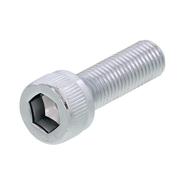 高強度の鉄[SCM435]/クローム キャップボルト (細目・全ねじ) M10 (太さ=10mm)×長さ=20mm <ピッチ:1.25> 【 バラ売り ： 2本入り 】