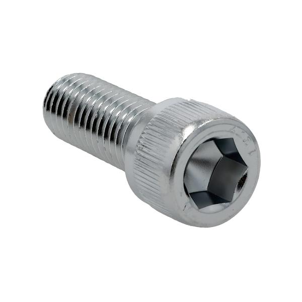 高強度の鉄[SCM435]/クローム キャップボルト (全ねじ) M6 (太さ=6mm