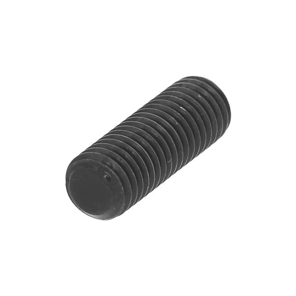 高強度の鉄[SCM435]/三価ブラック ホーローセット (平先) M6 (太さ=6mm)×長さ=16mm　【 バラ売り ： 10本入り 】
