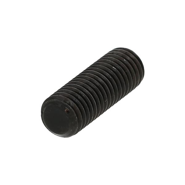 高強度の鉄[SCM435](黒染加工) ホーローセット (平先) M3.5 (太さ=3.5mm)×長さ=8mm　【 バラ売り ： 8本入り 】