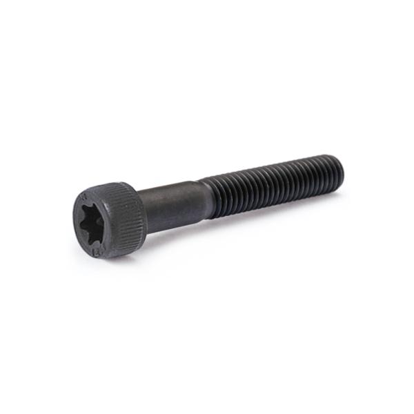 高強度の鉄[SCM435](黒染加工) トルクスキャップ (半ねじ) M8 (太さ=8mm)×長さ=50mm　【 バラ売り ： 3本入り 】