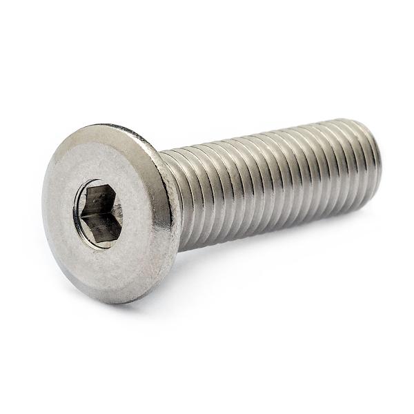 ステンレス [極低頭] 極薄ローヘッド キャップ (細目・全ねじ) M10 (太さ=10mm)×長さ=35mm <ピッチ:1.25> 【 バラ売り ： 1本入り 】