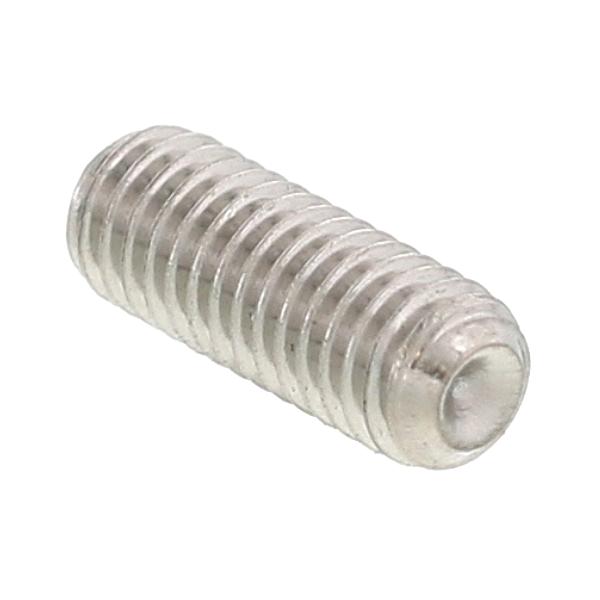 ステンレス[SUS316L] ホーローセット (くぼみ先) M4 (太さ=4mm)×長さ=5mm　【 バラ売り ： 8本入り 】