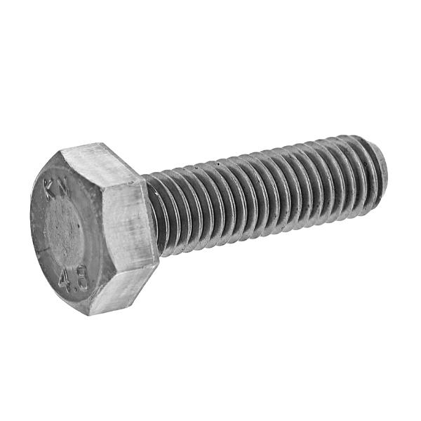 鉄/クローム 六角ボルト (全ねじ) M6 (太さ=6mm)×長さ=35mm　【 バラ売り ： 6本入り 】