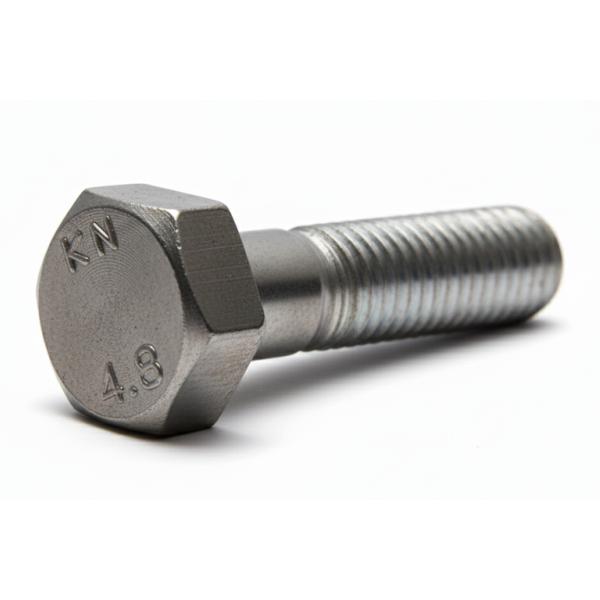 鉄 六角ボルト (半ねじ) M10 (太さ=10mm)×長さ=380mm　【 バラ売り ： 1本入り 】