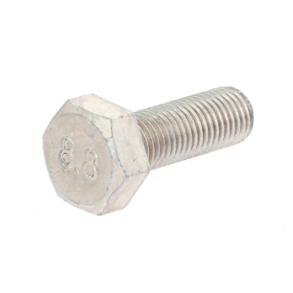 鉄/シルバーメッキ 六角ボルト [強度区分：8.8] (細目・全ねじ) M12