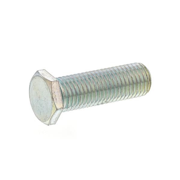 鉄/三価ホワイト [超低頭] 六角ボルト M8 (太さ=8mm)×長さ=12mm　【 バラ売り ： 2本入り 】