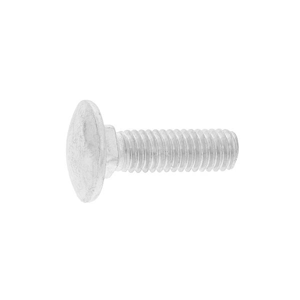 鉄/ブラックメッキ 根角ボルト (全ねじ) M4 (太さ=4mm)×長さ=18mm　【 バラ売り ： 10本入り 】