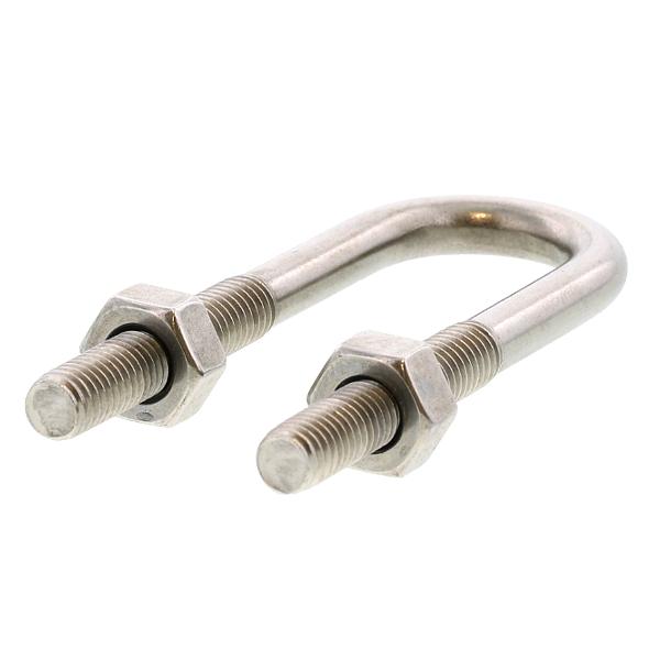 ステンレス 足長uボルト 50mm ナット付 ウィット W3 8 太さ 3 8インチ 配管口径 40a 1 1 2 バラ売り 1本入り C B ネジのトミモリ 通販 Yahoo ショッピング