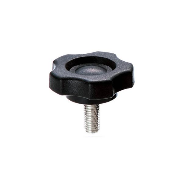 ノブボルト Gタイプ(黒) [小：KGB-1] [ねじ部：ステンレス] M5 (太さ=5mm)×長さ=20mm　【 バラ売り ： 2本入り 】
