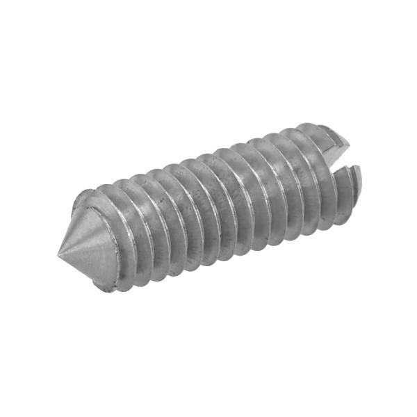 鉄/ニッケル (-)止めねじ (とがり先) M2 (太さ=2mm)×長さ=3mm　【 バラ売り ： 10本入り 】