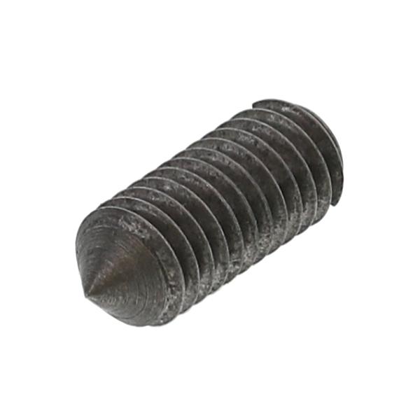 鉄 (-)止めねじ (とがり先) M2.5 (太さ=2.5mm)×長さ=3mm　【 バラ売り ： 10本入り 】