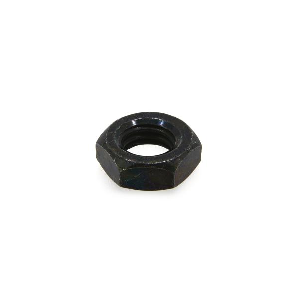 鉄/三価ブラック 小形 六角ナット [3種] M8 (太さ=8mm)用　【 バラ売り ： 10個入り 】