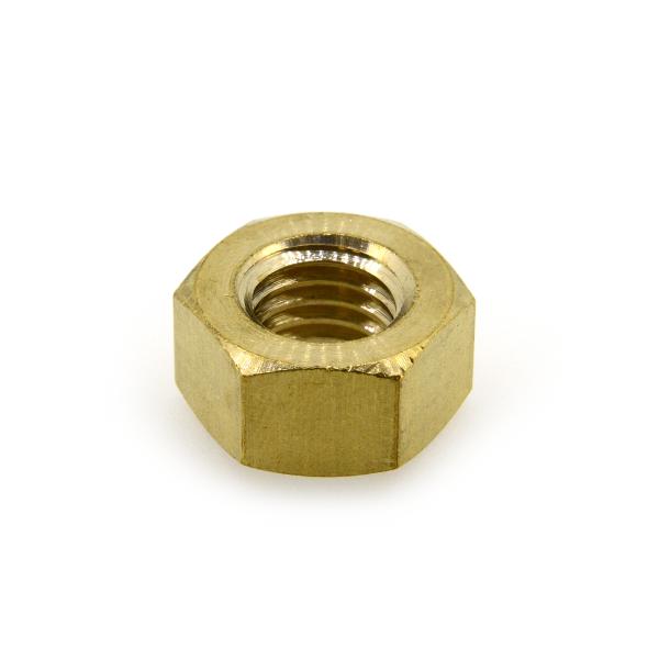 真鍮[低カドミウム黄銅] 六角ナット [2種] M2 (太さ=2mm)用　【 バラ売り ： 10個入り 】