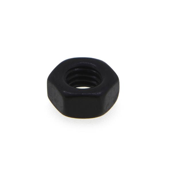 ステンレス(黒染め) 六角ナット [2種] M6 (太さ=6mm)用　【 バラ売り ： 10個入り 】