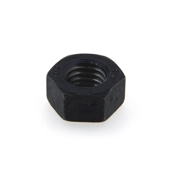 高強度の鉄[S45C・焼入れ] 六角ナット [1種] (ウィット) W1”1/8 (太さ=1”1/8インチ)用　【 バラ売り ： 1個入り 】