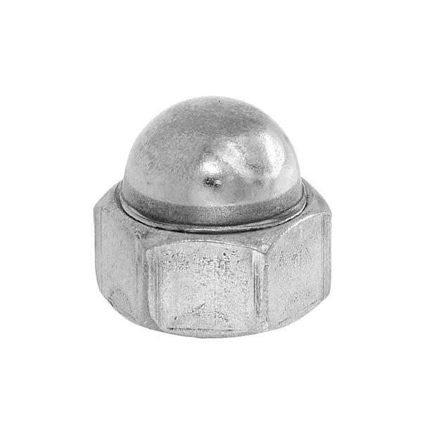 鉄/クローム 小形 袋ナット M8 (太さ=8mm)用　【 バラ売り ： 7個入り 】