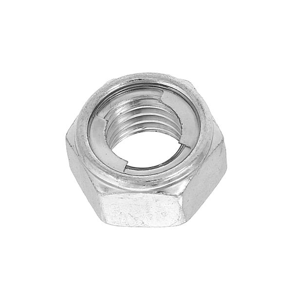 鉄/クロメート(黄褐色メッキ) Uナット (左ねじ) M6 (太さ=6mm)用　【 バラ売り ： 5個入り 】