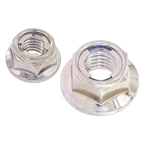 鉄/三価ホワイト フランジ付Uナット M12 (太さ=12mm)用　【 バラ売り ： 1個入り 】