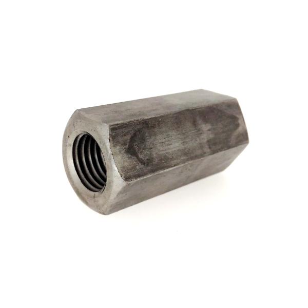 鉄 高ナット (左ねじ) M10 (太さ=10mm)×長さ=20mm　【 バラ売り ： 3本入り 】