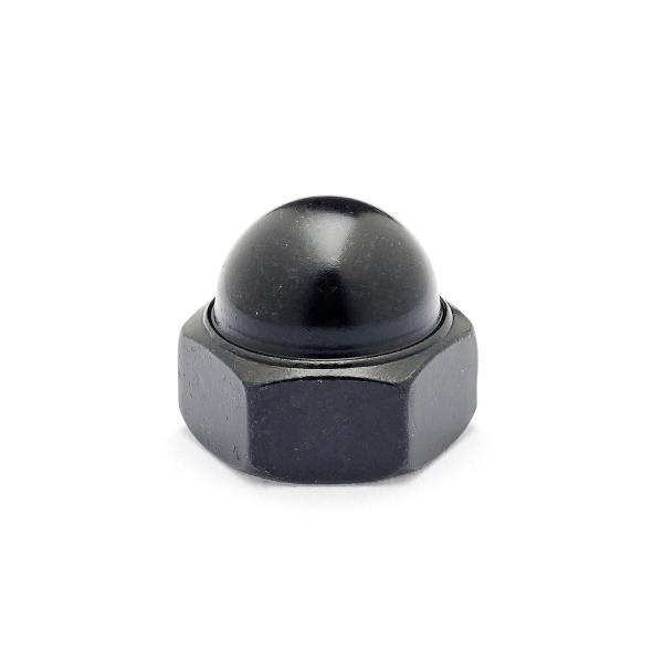 ステンレス(黒染め) 袋ナット M8 (太さ=8mm)用 【 バラ売り : 4 ステンレス(黒染め) 袋ナット M8 (太さ=8mm)用 【 バラ売り : 4