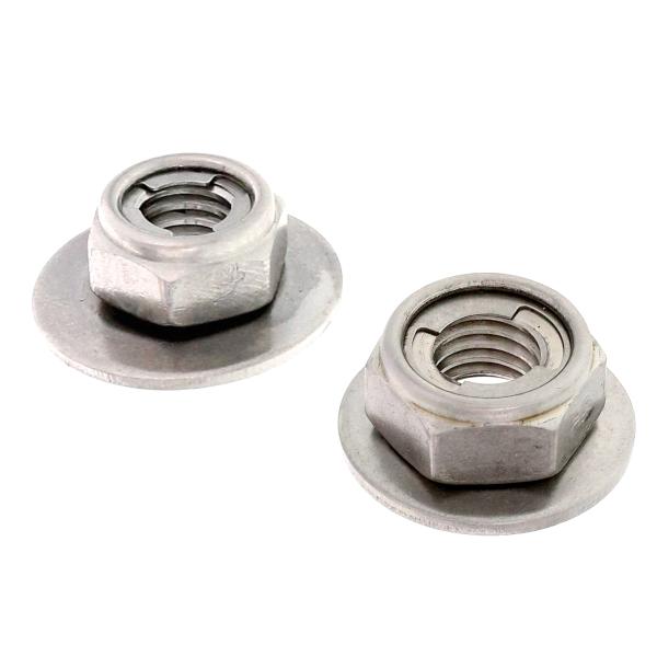ステンレス 座金付Uナット M6 (太さ=6mm)用　【 バラ売り ： 2個入り 】
