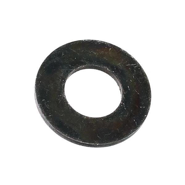 鉄/ブラックメッキ 丸ワッシャー [ISO] M4用  4.3×9×0.8　【 バラ売り ： 10個入り 】
