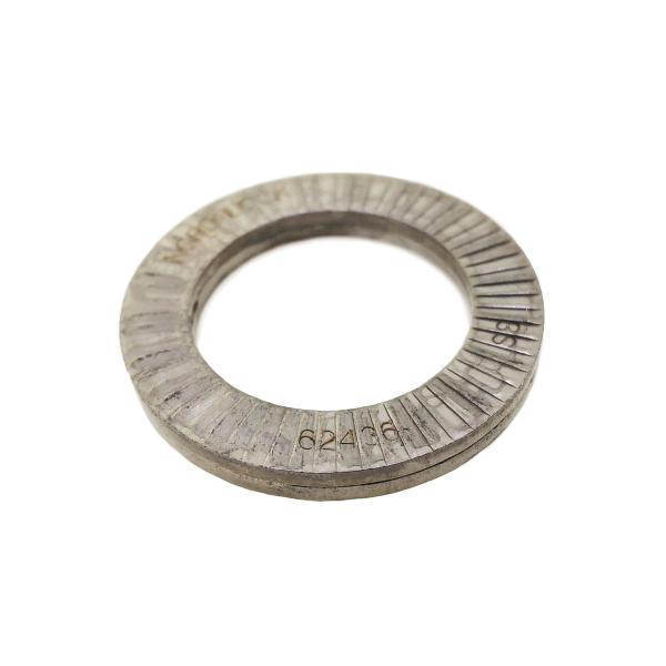 ステンレス[SUS316L相当](表面焼入れ) ノルトロックワッシャー 1/4 (太さ=1/4インチ)用　【 バラ売り ： 1組入り 】